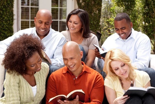 Group of People Reading